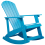 Beliani Garden Rocking Chair ADIRONDACK Blue 1