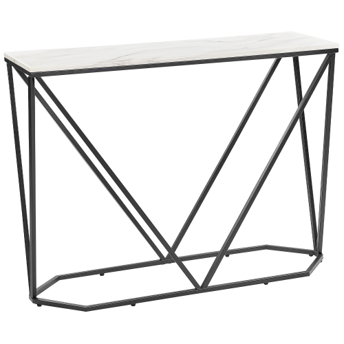 Beliani Console Table HAZEN Marble/ Black