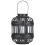 Beliani Lantern BORACAY 30 cm Bamboo Black 1