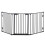 PawHut Barrera de Seguridad Negro 180 x 74.5 cm 1