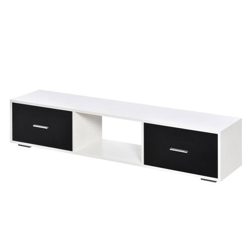 Homcom Mueble de TV Bicolor 140 x 30 x 32 cm