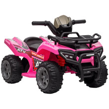 Quad Eléctrico para Niño Rosa 70 x 42 x 45 cm
