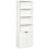 Homcom Estantería para Libro Blanco 59 x 29 x 180 cm 1