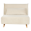 Beliani Single Sofa Bed SETTEN Velvet Light Beige 1