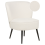 Beliani Armchair VOSS Boucle White 1