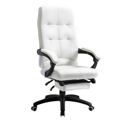 Vinsetto Silla de Oficina Blanco 65 x 65 x 125 cm