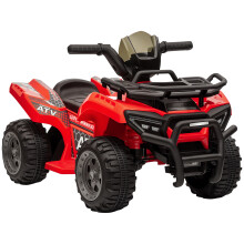 Quad Eléctrico para Niño Rojo 70 x 42 x 45 cm
