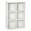 Homcom Estantería para Libro Blanco 65.5 x 30 x 97.5 cm 1