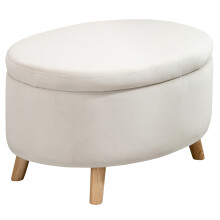 Otomano Puff Beige 71 x 51.5 x 42 cm