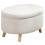 Homcom Otomano Puff Beige 71 x 51.5 x 42 cm 1