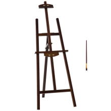 Caballete de Pintura Marrón 51.5 x 71.5 x 134.5 cm