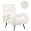 Beliani Armchair SVALOV Corduroy Off-White 1