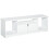 Homcom Mueble de TV Blanco 120 x 30 x 41 cm 1