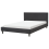Beliani Bed Fabric FITOU 140 x 200 cm (EU Double) Black 1