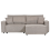 Beliani Sofa Bed KARILA with Storage Fabric Taupe Left Hand 1