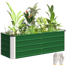 Arriate de Jardín Verde 125 x 47 x 40 cm