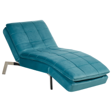 Chaise Longue LOIRET Velvet Teal