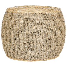Pouffe HAIPHONG Seagrass Beige