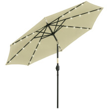 Sombrilla de Jardín Beige 265 x 265 x 233 cm