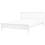 Beliani Bed Pine Wood MAYENNE 180 x 200 cm (EU Super King) White 1