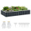 Outsunny Arriate de Jardín Gris 174 x 90 x 30 cm 1