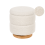 Beliani Storage Pouffe OGDEN Boucle White 1