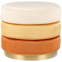 Pouffe LOUIN Velvet Orange