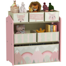 Estantería para Juguete Rosa 63 x 30 x 66 cm