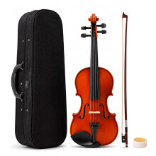Oypla Full Size 4/4 Acoustic Violin Set With Case, Bow & Rosin