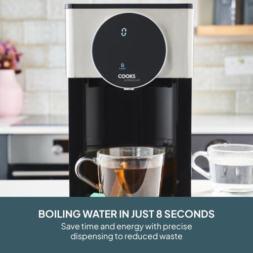 Cooks Professional Cooks Professional 4L Digital Hot Water Dispenser | Silver 1