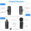 Microfono lavalier wireless - RNCYN - BY-V - Microfono dinamico - Nero - Per smartphone - Microfono portatile 3