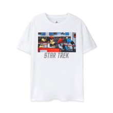 (XX-Large) Star Trek Short Sleeved T-Shirt (Mens White)