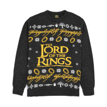(Large) Lord Of The Rings Jumper (Mens Black)