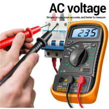 ANENG AN8205C Digitales Profi-Multimeter AC/-Spannungsmesser HFE-Ohm-Tester -Strom-Temperaturmesser mit LCD-Hintergrundbeleuchtung B