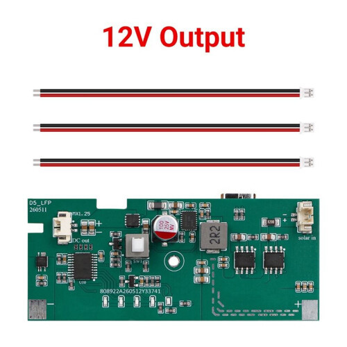 Lithium LiFePO4 Battery Charger Module D5 Solar Panel PCB Board Solar Controller Output 12V 1