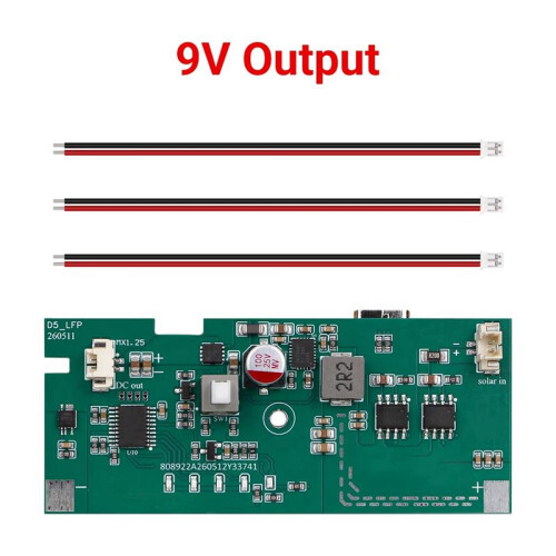 Lithium LiFePO4 Battery Charger Module D5 Solar Panel PCB Board Solar Controller Output 9V 1