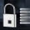 (Black)Intelligent Fingerprint Lock Outdoor Waterproof Antitheft Intelligent Electronic Locks 3