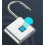 (Silver)Intelligent Fingerprint Lock Outdoor Waterproof Antitheft Intelligent Electronic Locks 6