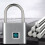 (Black)Intelligent Fingerprint Lock Outdoor Waterproof Antitheft Intelligent Electronic Locks 9
