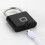 (Silver)Intelligent Fingerprint Lock Outdoor Waterproof Antitheft Intelligent Electronic Locks 8