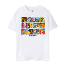 (X-Large) Star Trek Short Sleeved T-Shirt (Mens White)