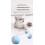 Interactive Cat Ball - Phoesky - Vibrating - Electric - Smart - 45 mm - Silicone - Blue - Automatic 4