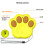 Interactive cat toy - Phoesky - Remote controlled - Bouncing ball - Automatic rolling sound - Yellow - 50mm 6