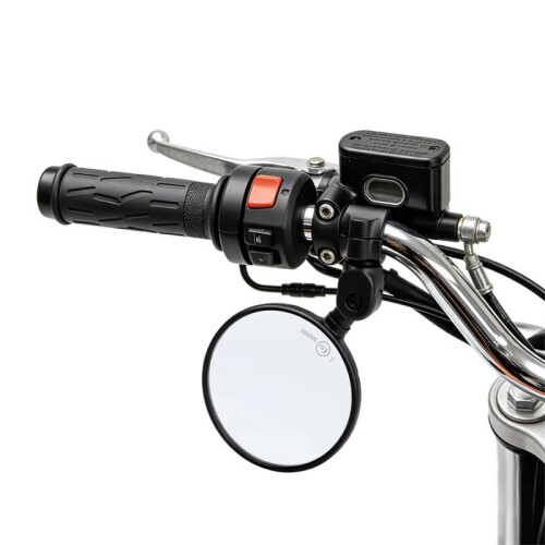 Specchio Retrovisore Universale per Moto 22-25MM Specchio Laterale Regolabile 2