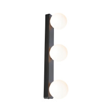 Paulmann 71070 wall luminaire Selection Bathroom Gove IP44 G9 230V max. 3x20W dimmable black matt, satin bathroom luminaire