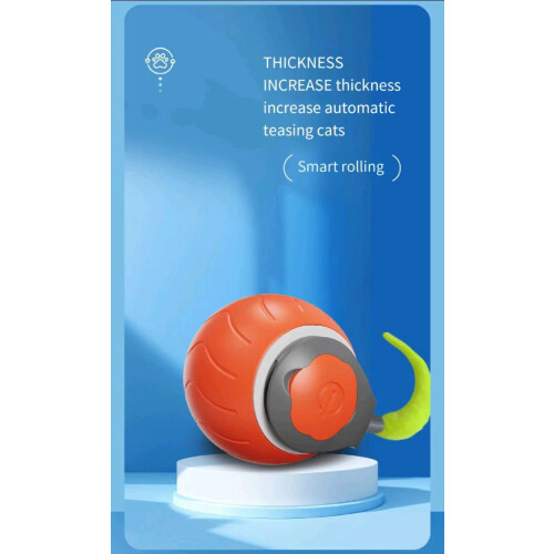 Smart Bouncing Ball for Pets - Phoesky - 5 cm - Blue - Plastic - Silicone - Interactive Toy 2