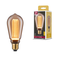 Paulmann 28879 LED Lamp, " Glow " Edition, 160 lm, Gold, 3.5 Watt, 1800 K, E27
