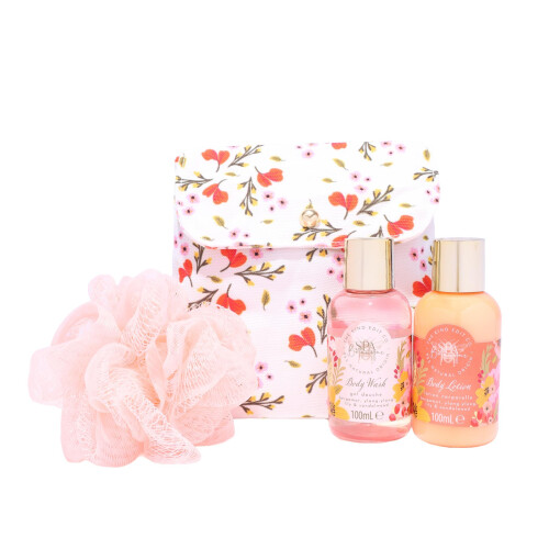 The Kind Edit Co. Spa Mini Shower Pouch Gift Set 2