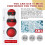 Interactive dog toy - Phoesky - 15.5x8.75 cm - Red - Brain development - Suitable for all sizes 5