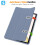 Θήκη Tablet από PU δέρμα RNCYN Samsung Galaxy Tab S9 Plus Μαύρη TPU + PU 12,4 2